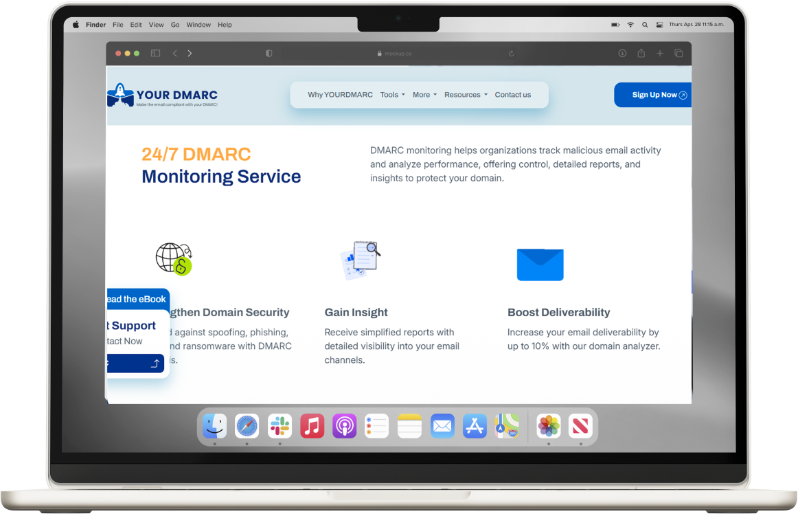 yourDMARC Enterprise Dashboard